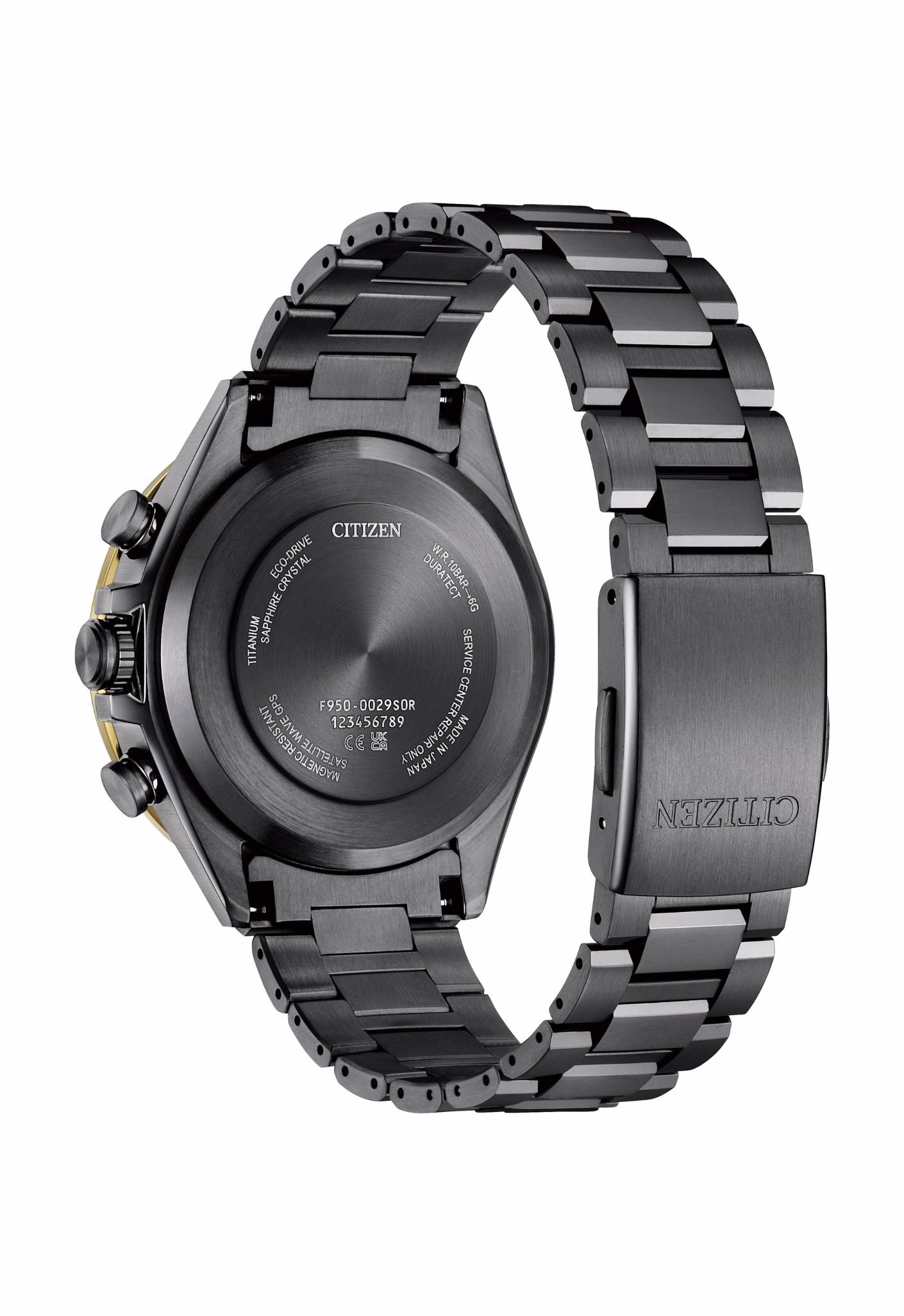 CITIZEN 星辰 ATTESA 限量 闇影之光 LIGHT IN BLACK 光動能 鈦輕量 GPS 男錶 CC4078-51E：圖片 2